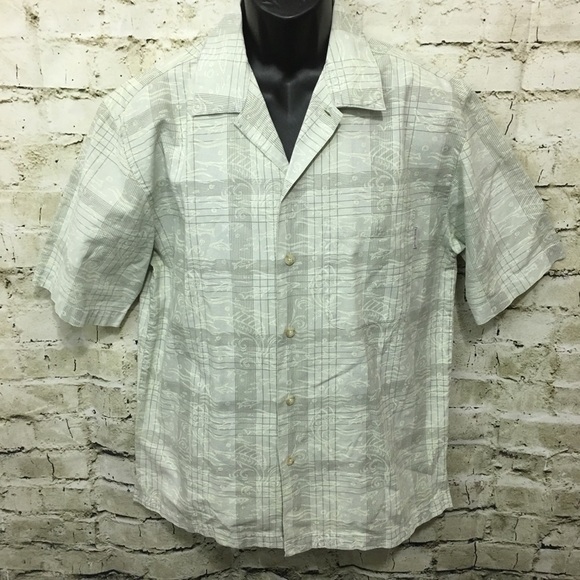 Woolrich Fish Print Button Down Shirt - Picture 1 of 6